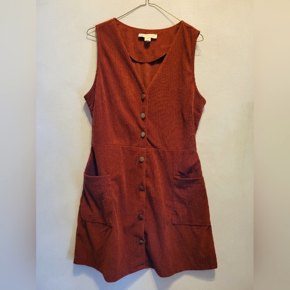Monteau Corduroy Mini Dress